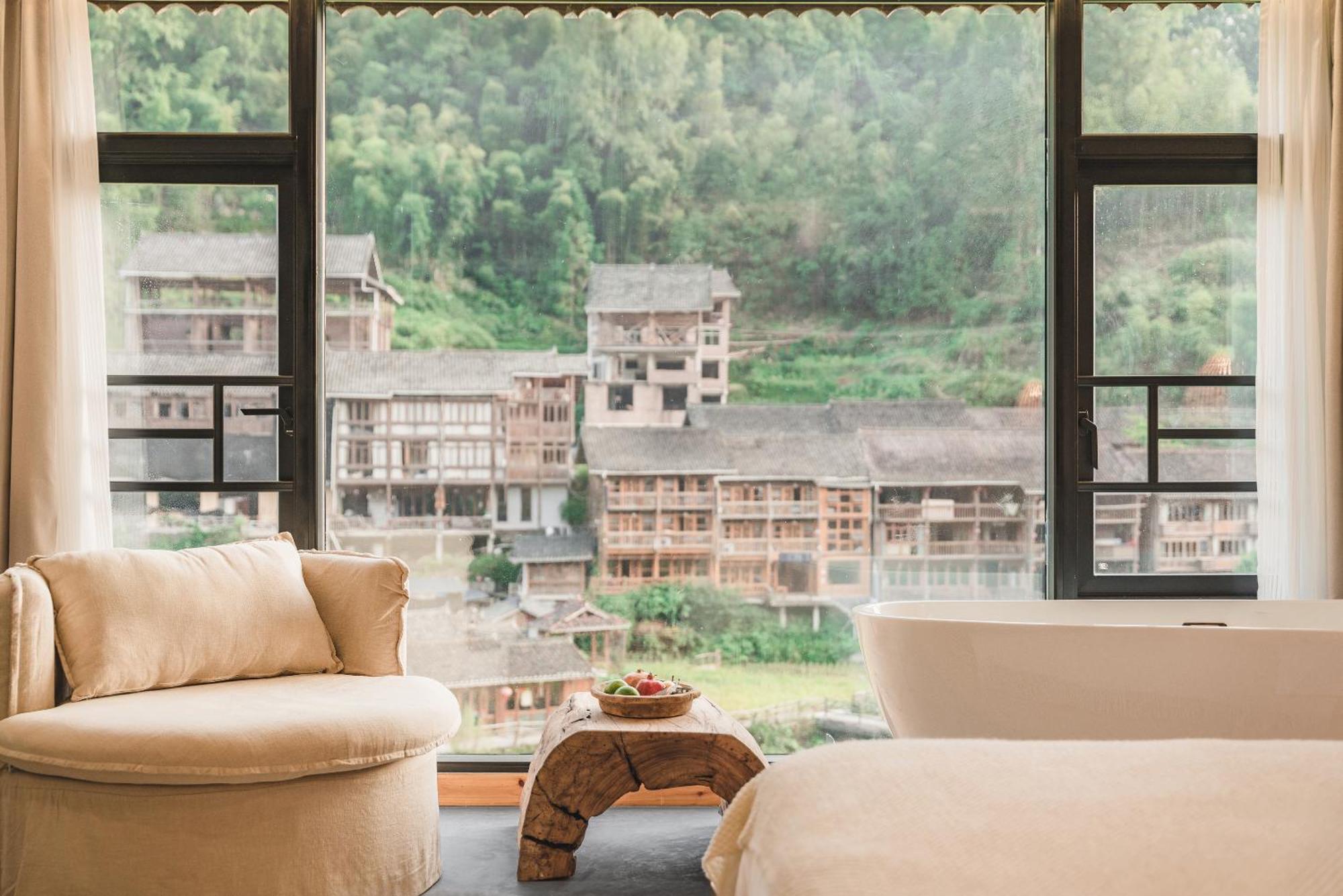肇兴溪舍山堂 Creekside Inn Liping Esterno foto